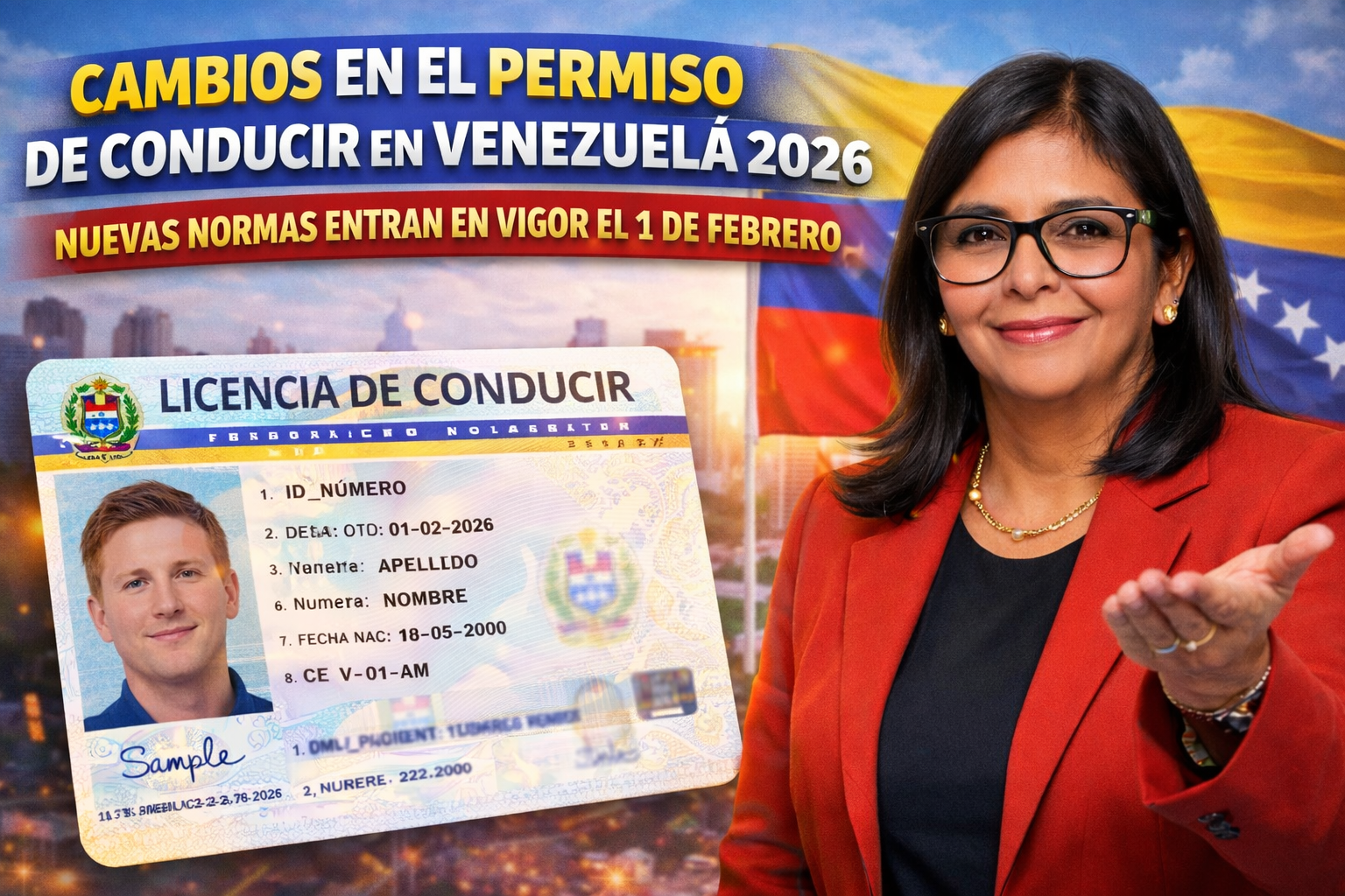 Cambios en el permiso de conducir en Venezuela 2026